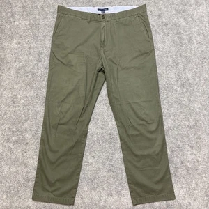 Pantalones chinos Tommy Hilfiger para hombre talla 36x30 verdes - Imagen 1 de 9