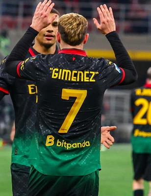 Gimenez AC Soccer Jersey Milan Player Version 4th Size M EXTRASlim Fit Bebote - Image 1 of 3