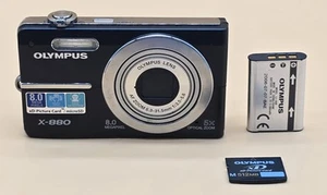 Olympus Digital Camera X-880 8.0MP Black Tested - Picture 1 of 12