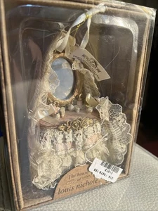 NUEVO CON ETIQUETAS DE COLECCIÓN Kurt Adler Louis Nichole Victoriano Encaje Tocador Adorno NUEVA EN CAJA - Imagen 1 de 8