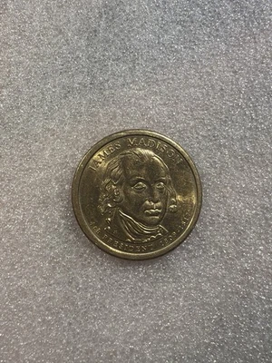 James Madison Presidential Dollar Coin 2007D (VERY RARE) - Image 1 of 3