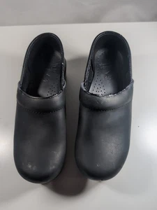 Zuecos de cuero negro Dansko zapatos talla 36 - Imagen 1 de 12