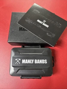 Manly Bands The Baller Black Plated Tungsten Ring Size 9.5 - Picture 1 of 5