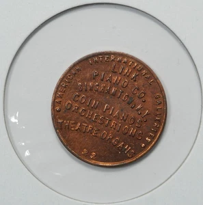 Link Piano Co. Binghamton NY US Bicentennial Indian Head Token - Picture 1 of 2