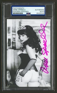 Annie Sprinkle Signed Photo (PSA) Sexy Adult Film Star Hot Actress Model Auto - Picture 1 of 2