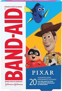 Band-Aid Adhesive Bandages for Minor Cuts & Scrapes Disney/Pixar Mashup, 20 CT - Picture 1 of 10