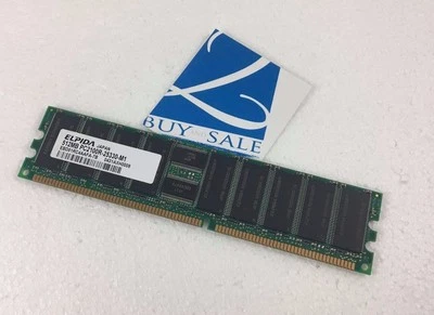 Elpida EBD51RC4AAFA-7B 512MB PC2100 DDR-266MHz ECC Reg 184-Pin DIMM Memory - Image 1 of 3