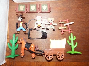 Frontierland Disneyland Mickey Mouse Cowboy Wild West figure toy playset Disney - Picture 1 of 12