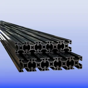 Aluprofil 20 x 20 Nut 6 B im Minipack 10x1950 mm in schwarz Sparpack Nutprofil - Bild 1 von 7