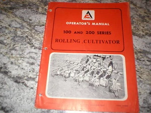 ALLIS CHALMERS 100 200 Walzgrubber BEDIENUNGSANLEITUNG - Bild 1 von 1