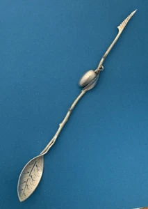 Gorham FIGURAL Sterling OLIVE SPOON & PICK - Picture 1 of 5