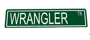 Individuelles Metall Straßenschild Wrangler Tr 6"x24" Jeep Auto Man Cave 42135 - Bild 1 von 1