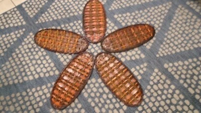 5 REGENCY CEILING FAN REPLACEMENT PADDLES WICKER WEAVE - Image 1 of 4