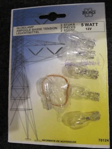 6x 12V 5W Leuchtmittel mit Stecksockel für Aussenleuchten Nr. 70124 - Bild 1 von 1