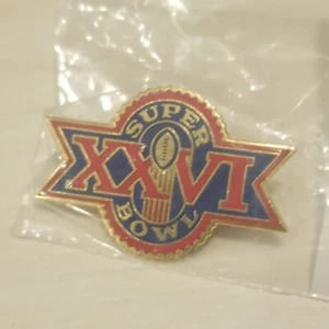 Super bowl xxvi lapel pin Sunday night sb 26 Washington Redskins commanders - Picture 1 of 1