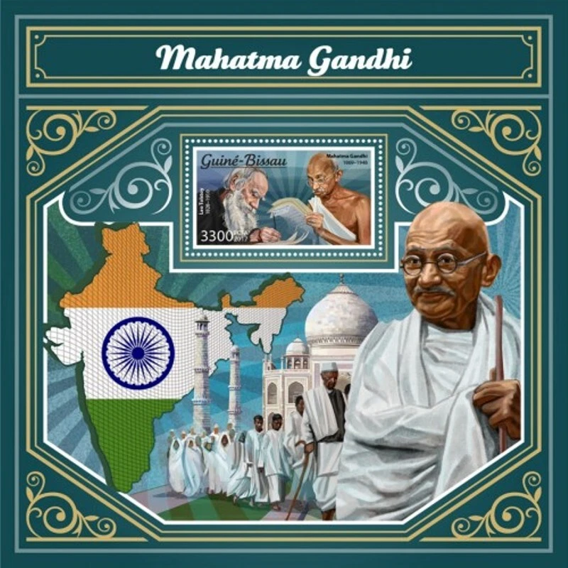 Guinea-Bissau - 2017 Mahatma Gandhi - Stamp Souvenir Sheet - GB17804b - Image 1 of 1