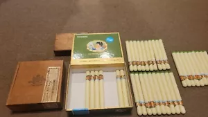 Vintage cigar boxes wooden lot mixed styles - Picture 1 of 24