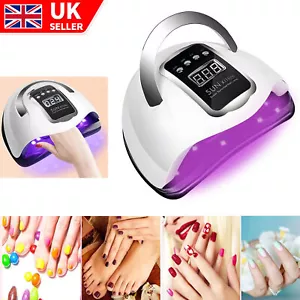 🔥280W Lamp Nail LED UV Tool Professional Polish Dryer Gel Acrylic Curing Lights - Picture 1 of 12