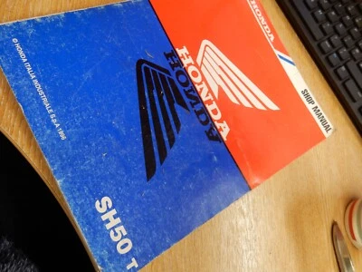 Used Honda SH50T SH 50 T  1996 Genuine Workshop Manual Repair Shop Manual - Image 1 of 3