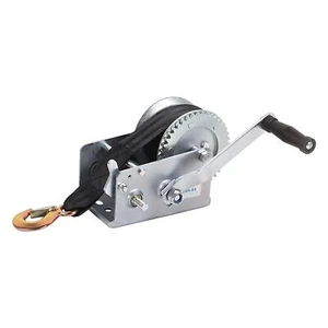 2500lbs Boat Trailer Winch Hand Winch with 23ft Strap Two Way Manual Winch - Picture 1 of 7