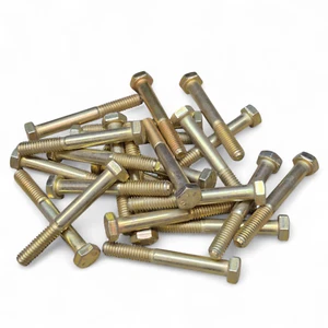 5/16-18 x 2- 1/2 Sechskantschrauben Grade 8 Zink gelb 24 Stück - Bild 1 von 1