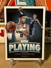 2020-21 NBA Hoops Now Playing Sandwiches #SS-21 Tyrese Haliburton - Sacramento Kings