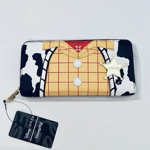 Loungefly Woody Cosplay Zip Wallet Costume Toy Story Pixar HTF - Picture 1 of 8
