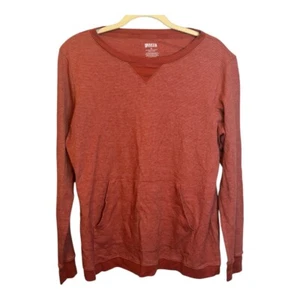 Duluth Trading Shirt Women's Size XL Sweatshirt Pocket Long sleeve Red - Picture 1 of 3