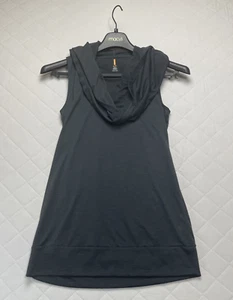 Lucy Body And Mind Cowl Neck Tunic Women’s Small Sleeveless Gray Casual Workout - Picture 1 of 8