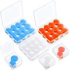 21 Pairs Ear Plugs for Sleeping Soft Reusable Moldable Silicone Earplugs