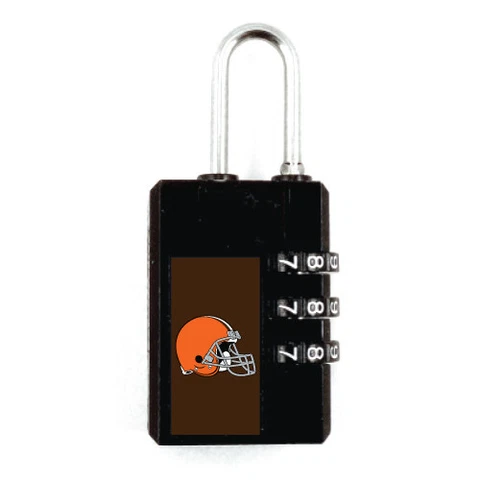 Cleveland Browns Luggage Security Lock TSA Approved Cover