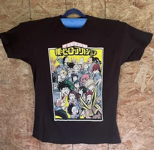 MY HERO ACADEMIA Adult Large Tee Shirt Funimation Adult Size Large Black - Picture 1 of 10