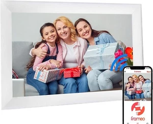 Frameo WiFi Digital Picture Frame 32GB Memory 10.1 Inch, 1280x800 HD IPS Touch S - Picture 1 of 8