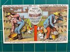 Sheridan's Condition Powder trade card - agricultural - before & after