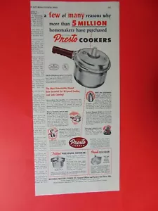 1947 PRESTO PRESSURE COOKERS 5 Million Sold!art print ad - Picture 1 of 1