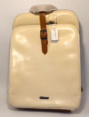 CLUCI Leather Laptop Backpack for Women 15.6 inch Computer Bag Travel Busines - Image 1 of 2