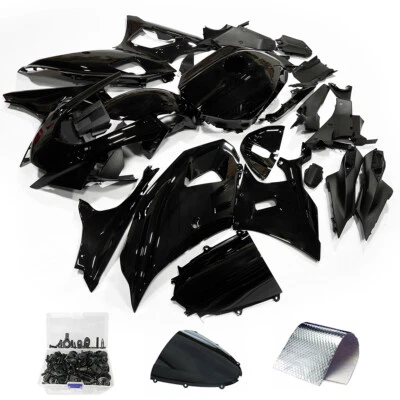 Kit de carenado negro para carrocería de inyección ABS Yamaha YZF R7 2022-2024 con tornillos Foto 1 de 4