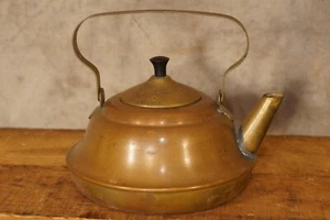 Antique Copper Tea Kettle - Picture 1 of 6