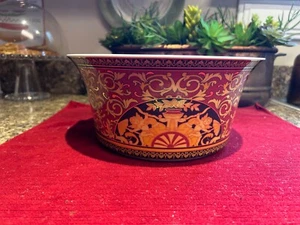 VERSACE VEGE BOWL DEEP DISH 10" MEDUSA red ROSENTHAL - Picture 1 of 3
