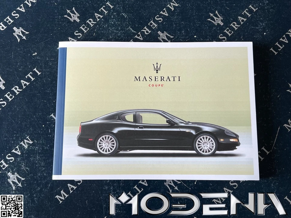 Owners Manual Handbook Board Book German Maserati 4200 Coupe MY05 2004 - Image 1 of 1