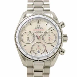 OMEGA Speedmaster 38 324 38 50 55 001 Chronograph White Shell Dial 90269471 - Picture 1 of 8
