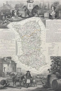 Deux-Sèvres Nouvelle-Aquitaine Poitou And La Saintonge Wars Of Vendée 1850 - Picture 1 of 11