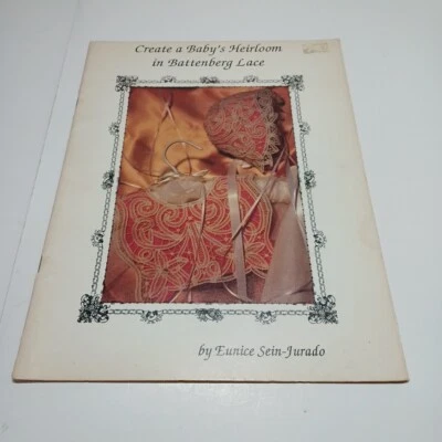 Lace sewing pattern booklet, Create a Baby's Heirloom in Battenberg Lace - Image 1 of 4