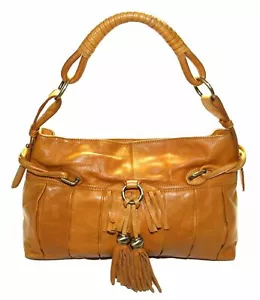 Smith and Canova Damen-Schultertasche aus echtem Leder Quaste Handtasche - Bild 1 von 2