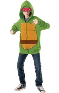 Teenage Mutant Ninja Turtles Raphael Hoodie with Mask Medium 5-7 yrs - Picture 1 of 2