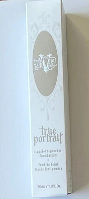 LOTE DE 2 ~ Base líquida a polvo Kat Von D KVD TRUE PORTRAIT ~ 074 bronceada Foto 1 de 4