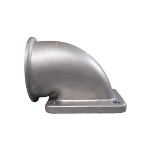 Adaptador de codo turbo fundido de acero inoxidable 304 T4 a banda V de 3" - Imagen 1 de 9