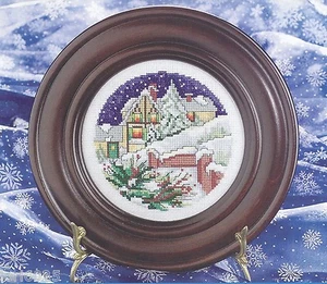 **WINTER'S EVE TO CROSS STITCH **PATTERN ONLY**CROSS STITCH PATTERN** - Picture 1 of 1