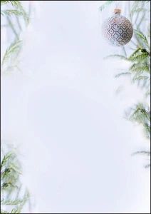 SIGEL DP302 Briefpapier Weihnachten Winter Mood, blau/grün, DIN A4, 100 Blatt, w - Bild 1 von 10