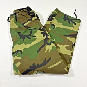 US Army ECWCS Gore-Tex Woodland Camo Cold Weather Trousers Medium Long Military - Picture 1 of 8